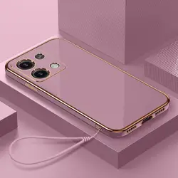 For Xiaomi POCO M6 Pro Case Poco x6 POCO x6 pro poco M6 Cover Luxury Square Plating Phone Case Soft Silicone Back Cover Fundas