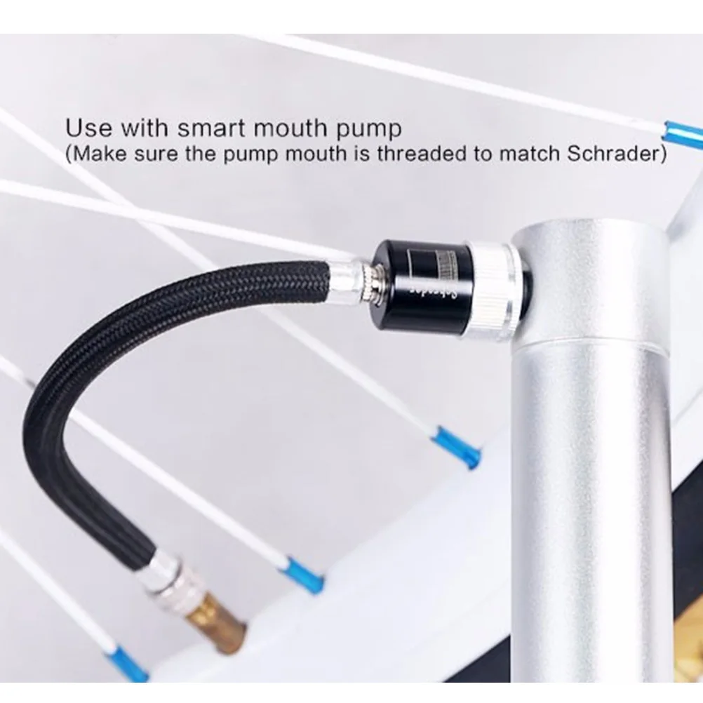 자전거 휠 펌프 연결용 연장 튜브 4개 세트 이미지