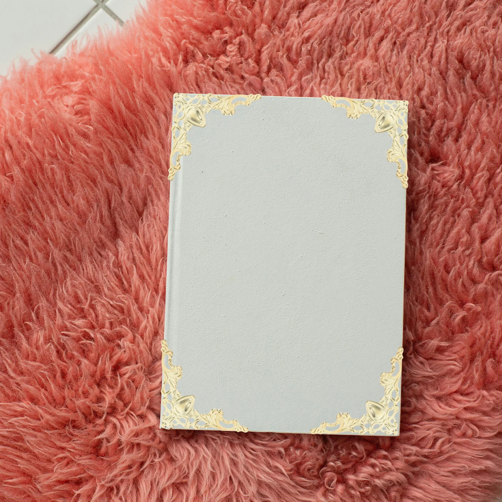 

12Pcs Vintage Iron Corner Protectors Decorative Book Photo Album Furniture Edge Guards Scrapbooking Jewelry Box Trim