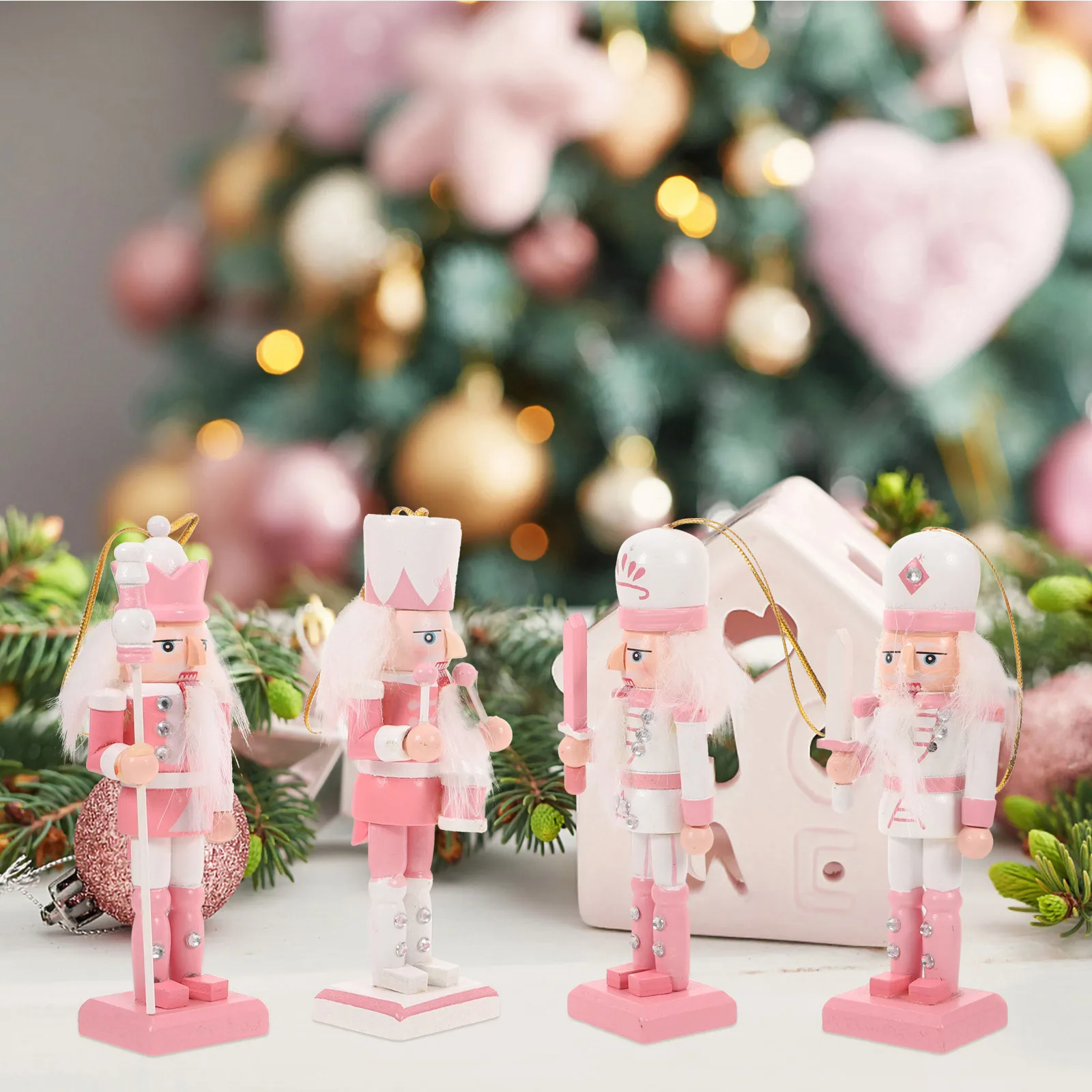 

Nutcracker Christmas Figurine Ornament Nutcrackers Figures Decoration Ornaments for The