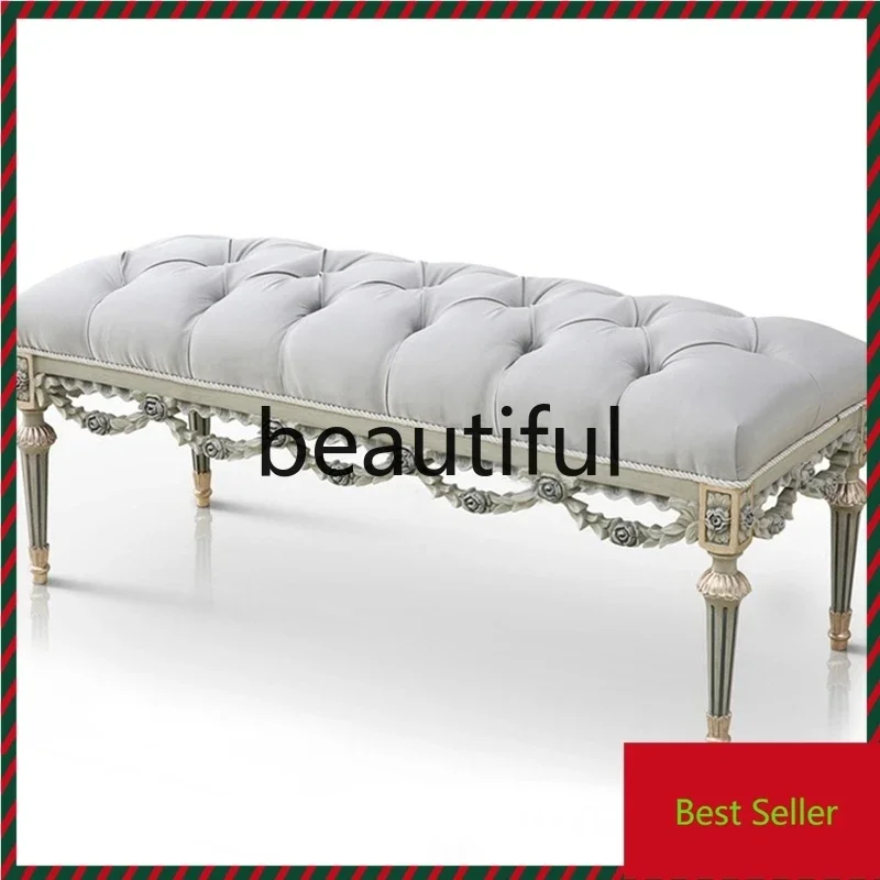 M45 European style end stool French bench bedroom sofa bedside shoe changing stool