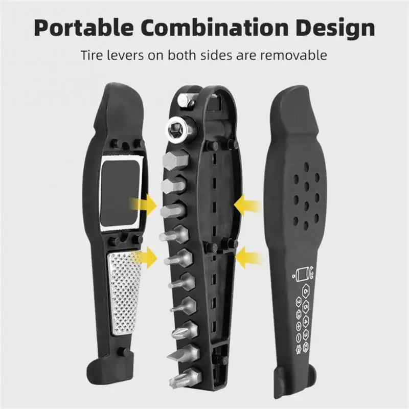 15-In-1 Bicycle Multifunctional Portable Screw Tool Mtb Bike Tire Repair Tools Bicycle Daily Repair Tool Maintenance Combination