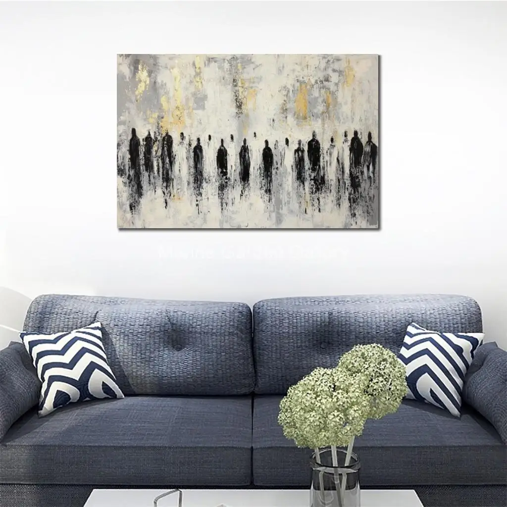 

Jewish Canvas Art Kotel Artwork Jerusalem Landscape Handcrafted Oil Painting for Judaic Hallway Home Decor Gift Large Textured