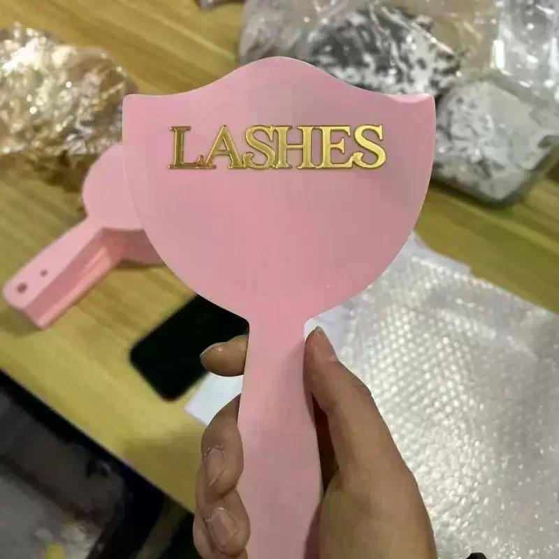 Eyelash Extension Photo Display Cards Soft Anti-fingerprint PVC Handheld Lash Beauty Props for Studio Use