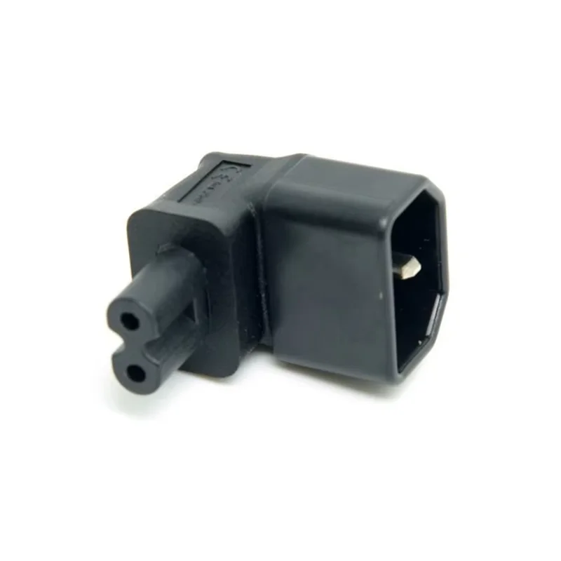 90 Degree Right Angled IEC angle IEC320 IEC 320 C14 Socket to IEC C7 AC Power Plug Adapter connector