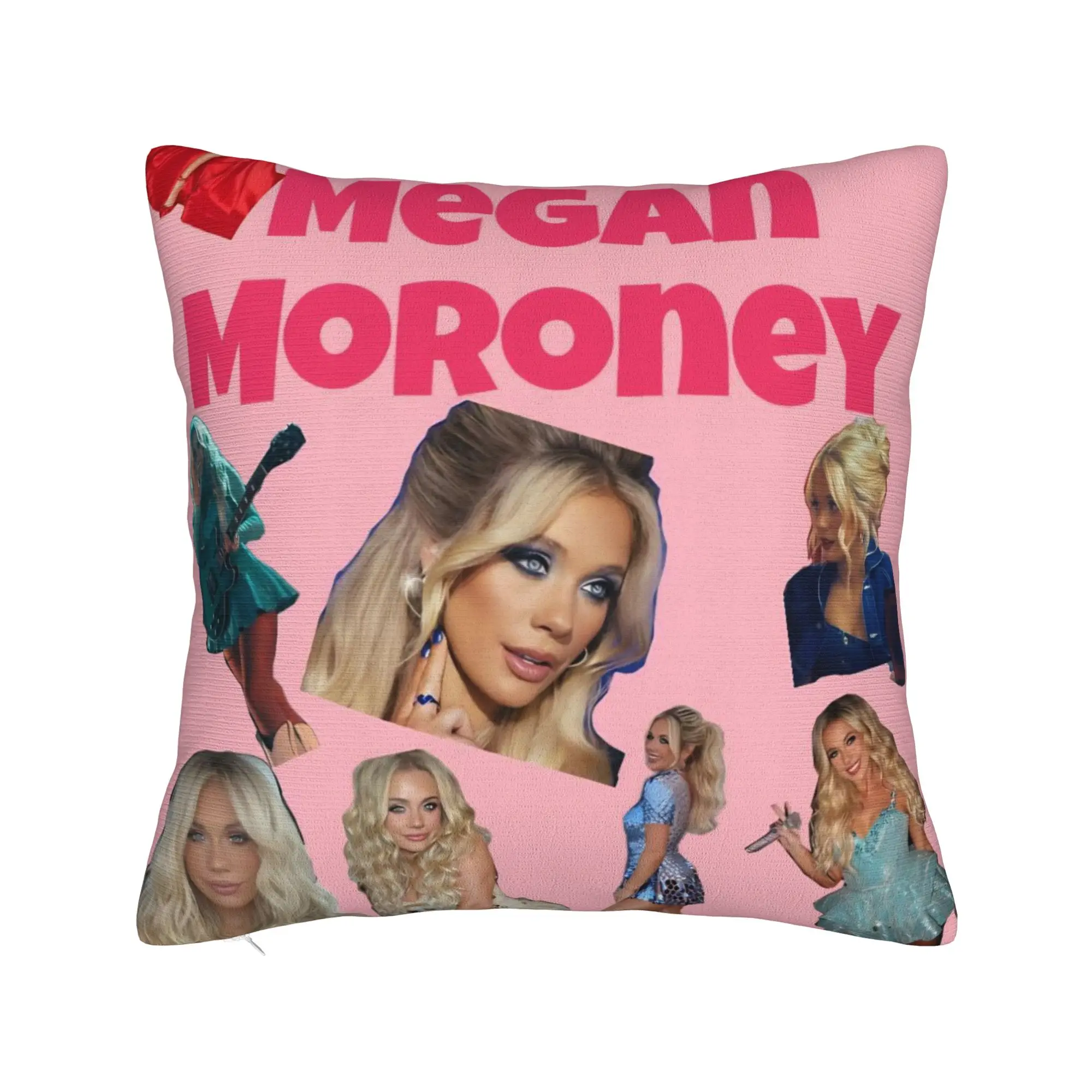 Decorative Pillow Covers Megan Moroney Singer  Merch Home  Pillow Case Cover Square Multi Size