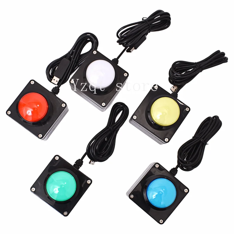 USB custom button button wireless remote control answering device wireless lottery computer mouse simulation shortcut keyboard