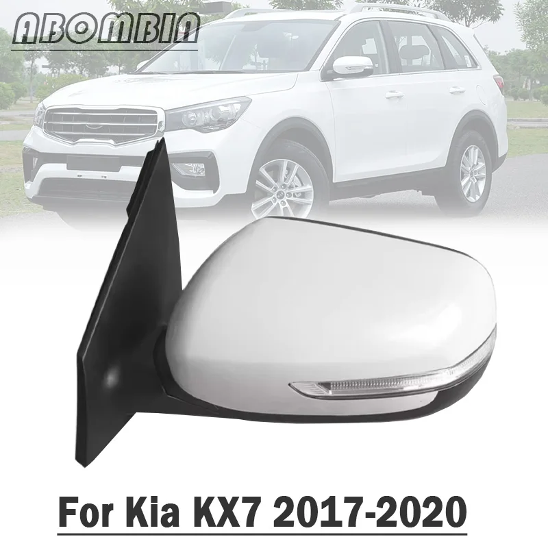 Auto Door Wing Side Rearview Mirror Assembly Exterior Mirror For Kia KX7 2017 2018 2019 2020 8Pins Power Folding