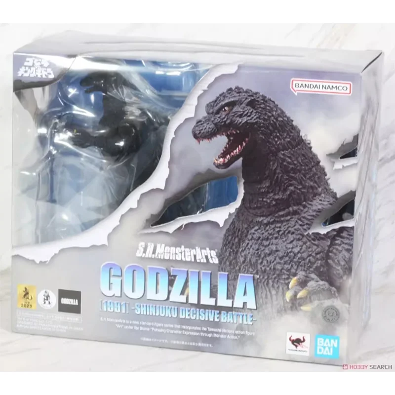 Bandai Original Anime Figure S.H.MonsterArts SHM GODZILLA 1991 SHINJUKU DECISIVE BATTLE Action Figure Toys for Kids Gift Model