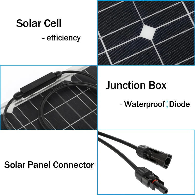 1500W Solar Power System 12V to 220V Inverter Kit 300W 600W Solar Panel Ładowarka Kompletny kontroler Home Grid Camp Phone