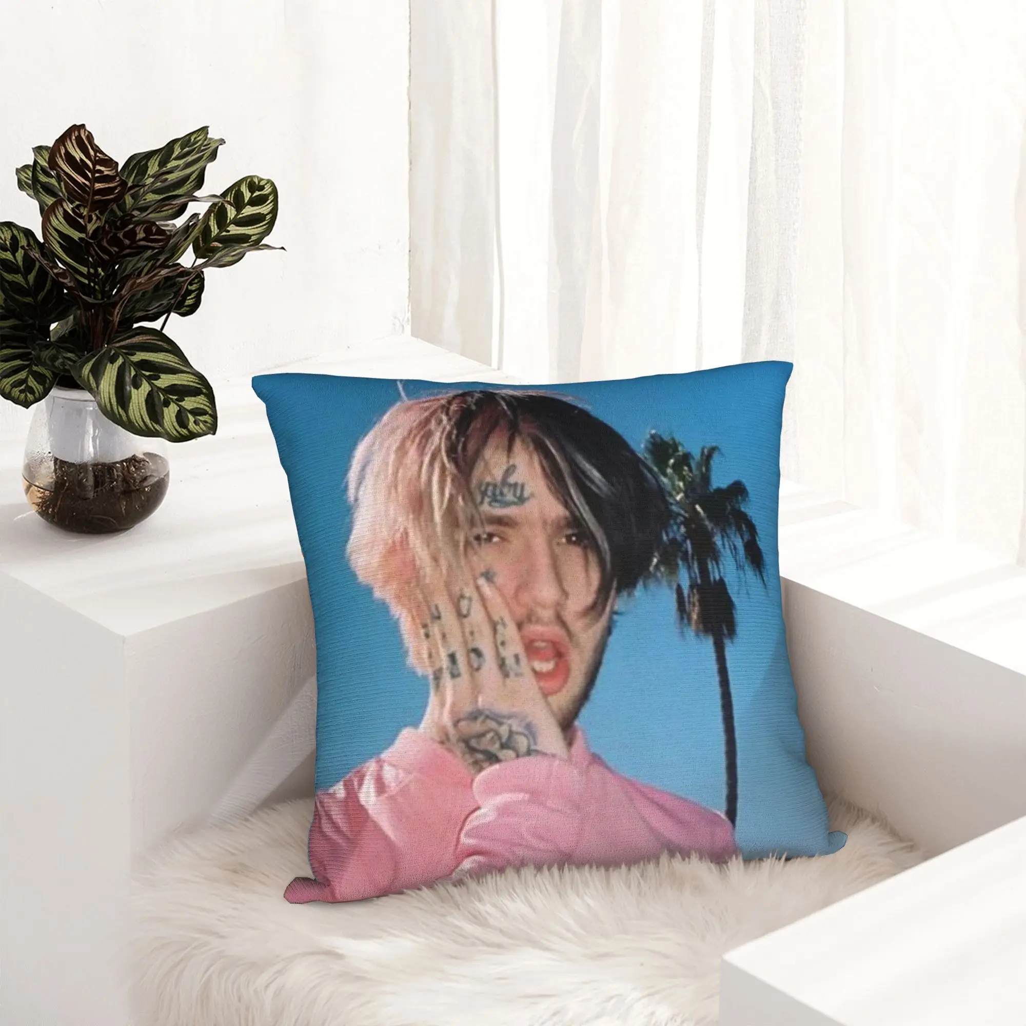 ليل اللمحة ميرش المخدة الطباعة غطاء وسادة بوليستر هدية رمي كيس وسادة غطاء المنزل بالجملة 40*40 سنتيمتر