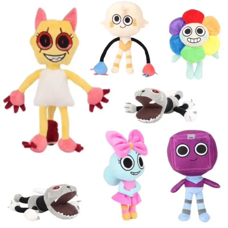 30 cm Dandy's World Pluche Leuke Dandy World Scrap Gevulde Horror Game Goob Pebble Plushie Zacht Kussen Pop Kawaii kamer Decor Speelgoed