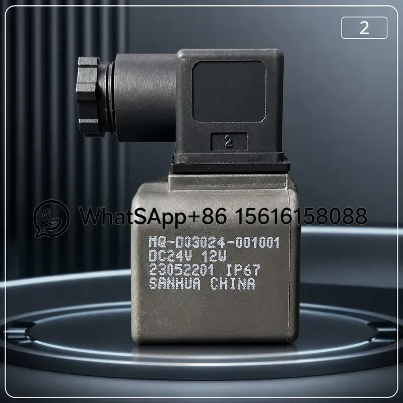 Original Sanhua Solenoid Valve Coil MQ-D03024-001001 MQ-A03024-000001 Refrigeration Parts AC DC Electromagnetic Valve