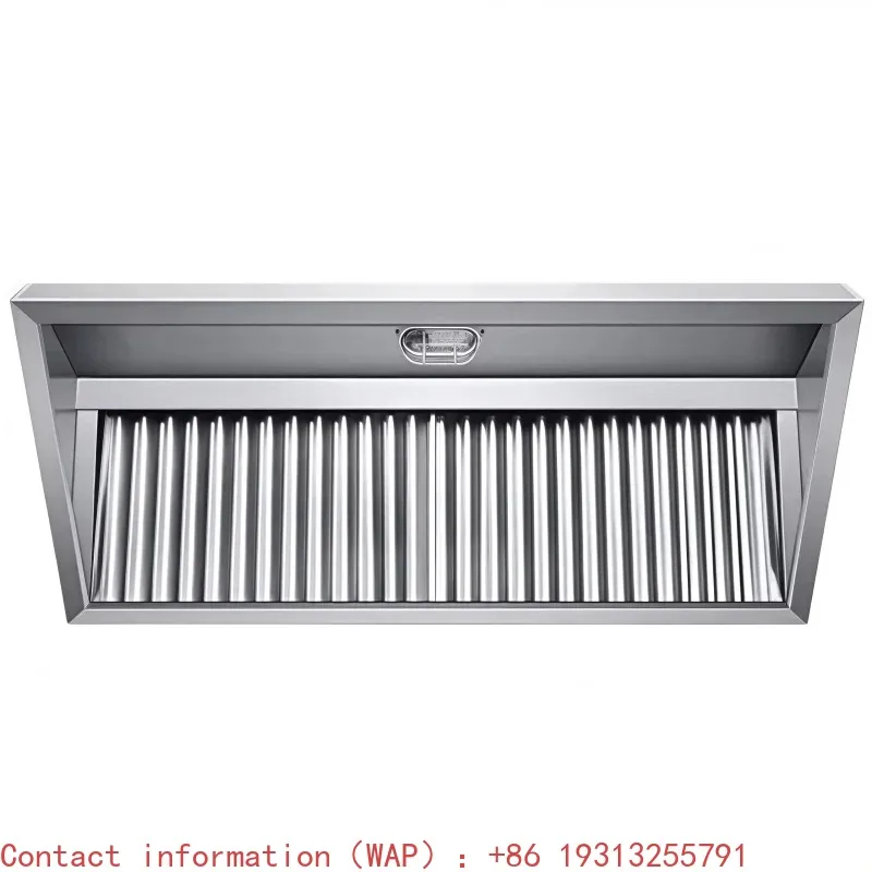

【Best-selling】Commercial Kitchen Hood Thickened Stainless Steel Exhaust Hood For Home Hotel Customisable Strong Suction Silver P