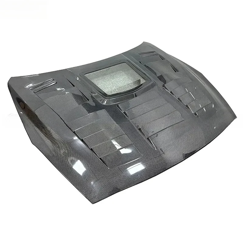 

Style Carbon Fiber Auto Parts Bonnet Hood With Glass for R35 2008-2020