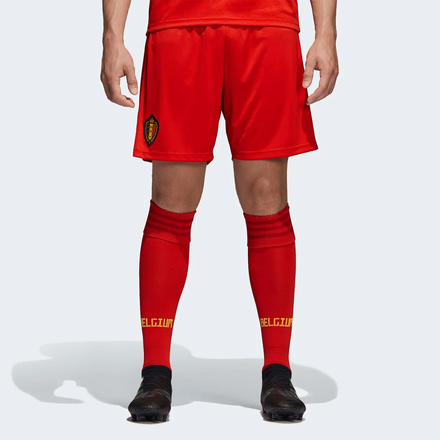 Adidas Calções esportivos masculinos genuínos da Bélgica para a Copa do Mundo BQ4524