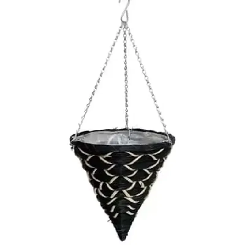 for Hanging Metal Plant Stand Indoor Outdoor Flower Pot Holder Decorative Modern Wall Mounted Garden Plant Rack Durable