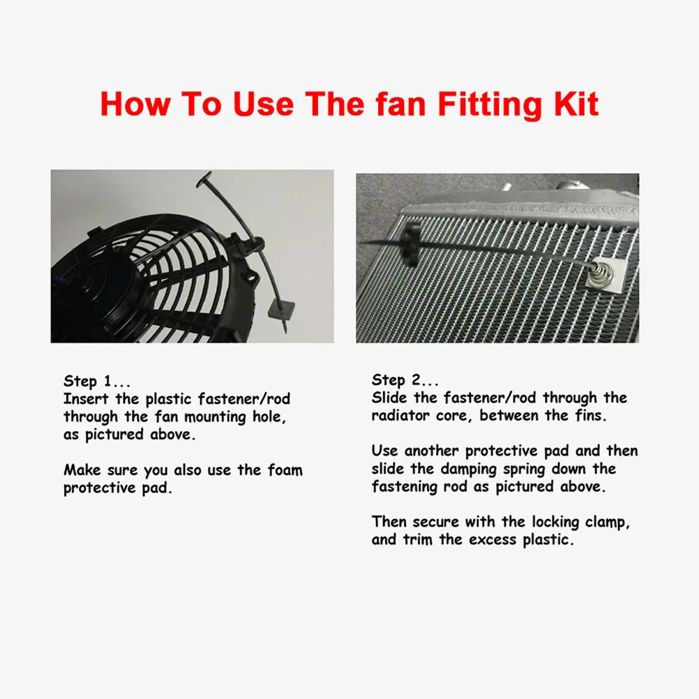 

Electric Cooling Set Ties Locks Cushion Fan Accessory Pads Springs Car Mount Bracket Stand Accessory Fixing Tool