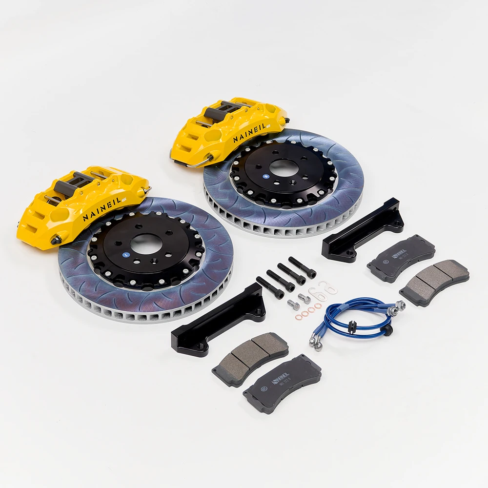 أداء أنظمة الفرامل التلقائية 6 مكبس مزورة الفرجار مجموعة الفرامل الكبيرة لميتسوبيشي لانس EVO 7 8 9 #6