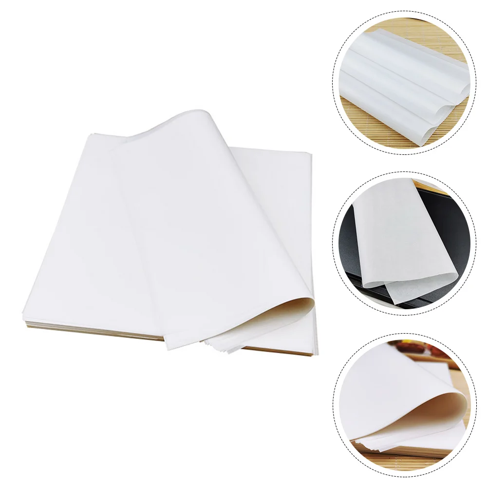 500 Pcs Pizza Box Greaseproof Paper Pads Snack Mat Snacks Oil-proof The Food for Party