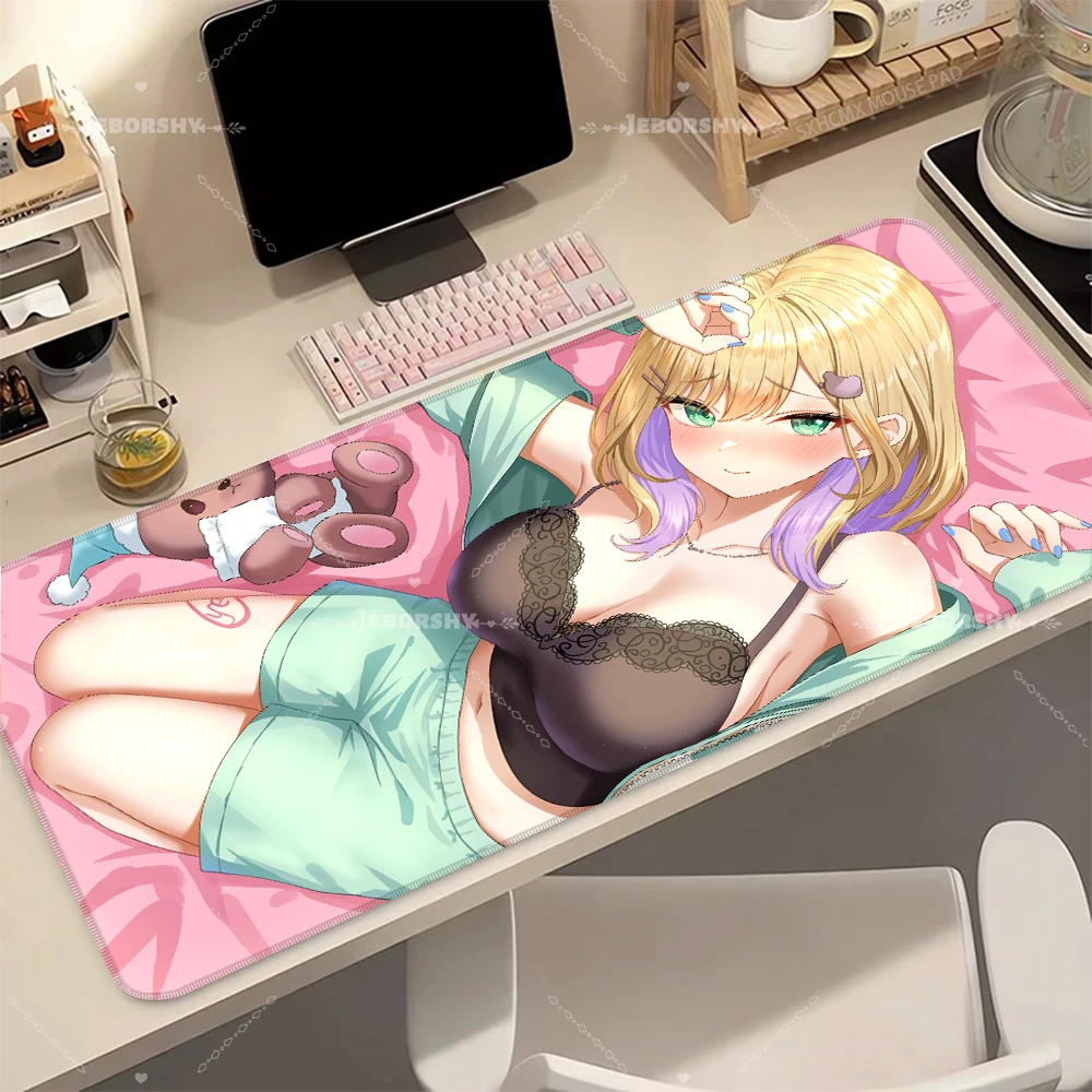 

Anime Mouse Pad Gamer Computer Accessories XXL Keyboard Table Mat Kurumi Noah Company Office Gaming Laptop Accessory Desk Mat