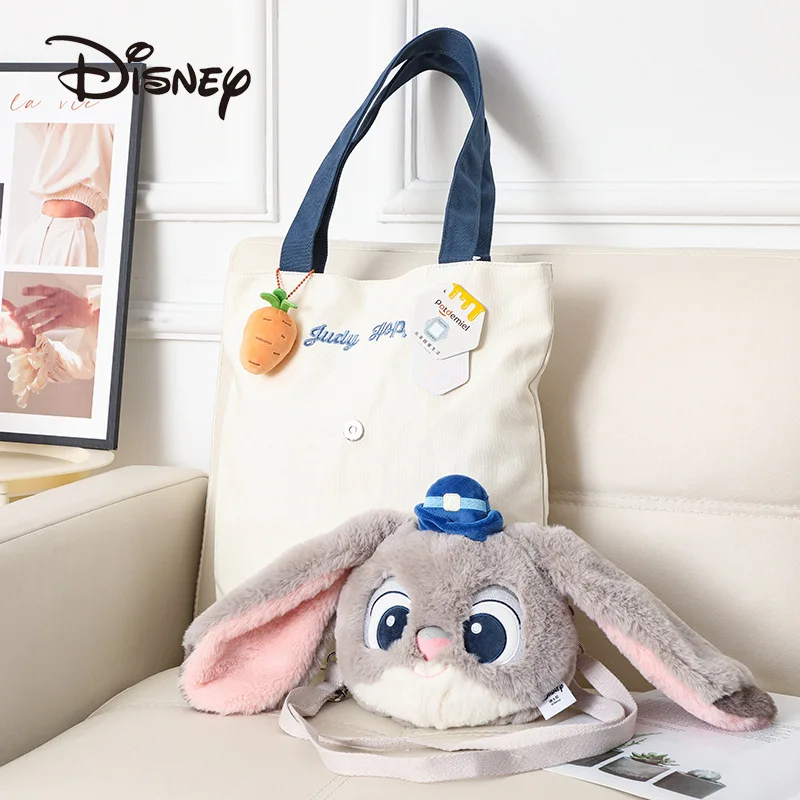 Disney Judy New Women's Shoulder Bag Cartoon Women's Handbag Fashion Trend Women's Bag 2-piece Set Multifunctional High Quality
