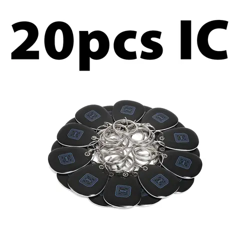 20pcs Epoxy 13.56MHz IC Keyfobs For Access Control And Other IC Reader Use