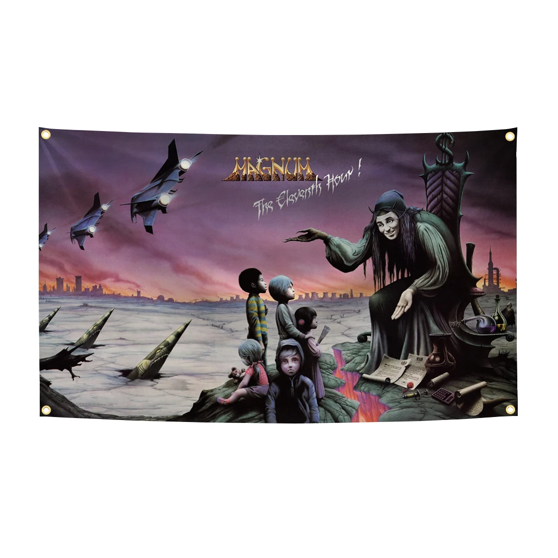 90X150cm Magnums - 1983 - The Eleventh Hour Music Flag Polyester Indoor/Outdoor Decor for Home Decoration Banner Tapestry