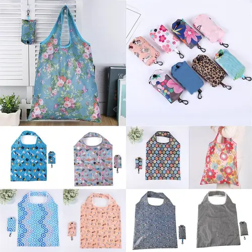 식료품 패키지 숄더 쇼핑 파우치, 세탁 가능한 에코 백, 접이식 쇼핑백, 재사용 가능한 대형 핸드백 