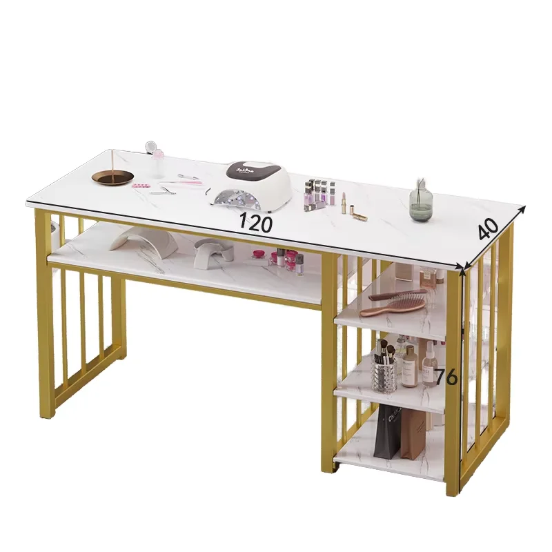 Style Luxury Nail Salon Dining Table High Quality Barber Shop Multifunctional Furniture
