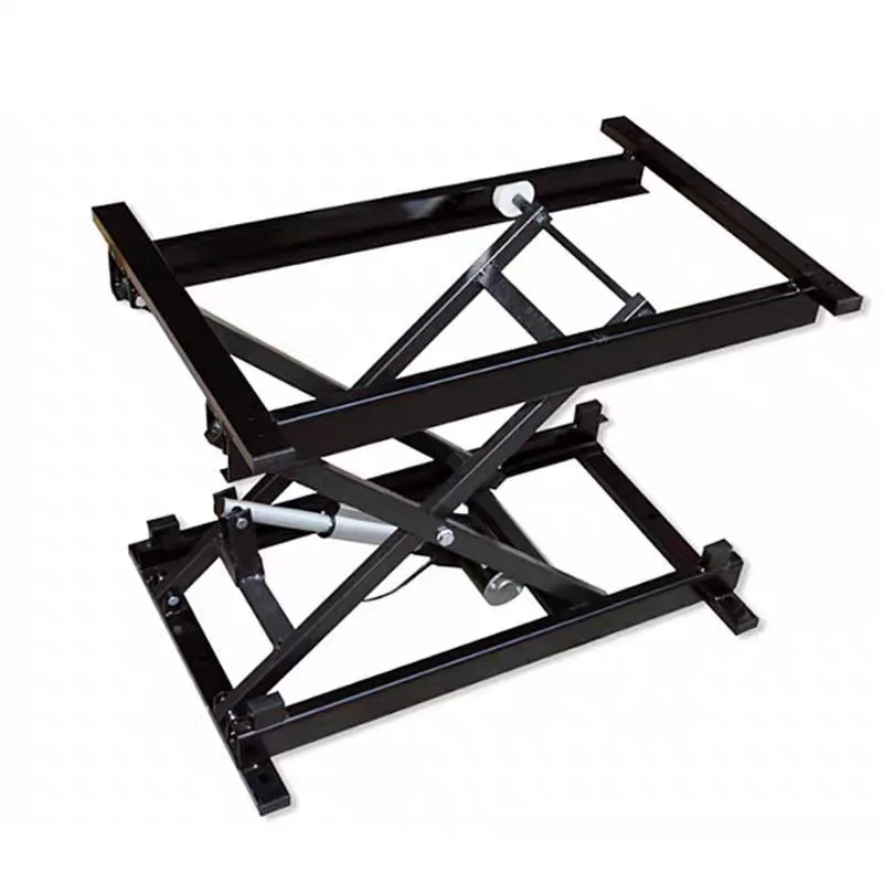 Foldable NEW Electric Electric Lifting Coffee Table Dining Table 24V Lifting Hardware Folding Iron Frame Wired Remote Control