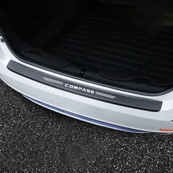 Car Door Sill Protector Welcome Pedal Cover Anti-drity Anti-scratch Strip Protective Strip For JEEP Compass accessories fashion