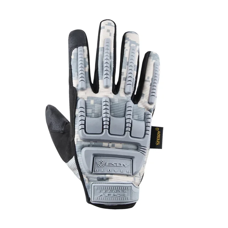 

ESDY, высококачественные мотоциклетные пешие прогулки, велоспорт, тренировочные спортивные тактические перчатки, мужские нескользящие защитные гоночные перчатки с полным пальцем