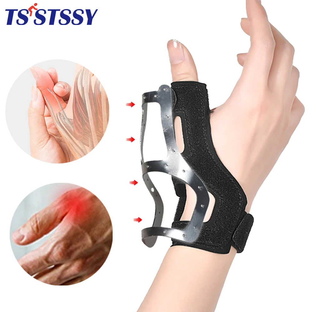 

1Pcs Thumb Brace for Arthritis Pain Relief, Semi-rigid Support for De Quervains, Trigger Finger, Women & Men, Right & Left Hands