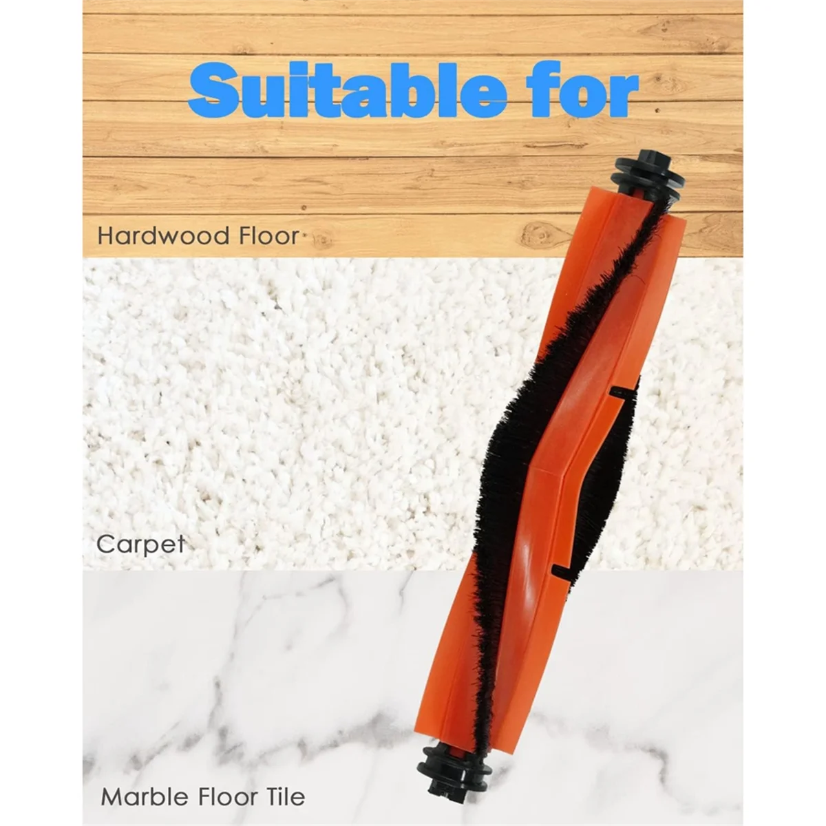 Acessórios adequados para kits de vácuo robô dreame w10, peças de reposição, escova lateral principal, filtro hepa