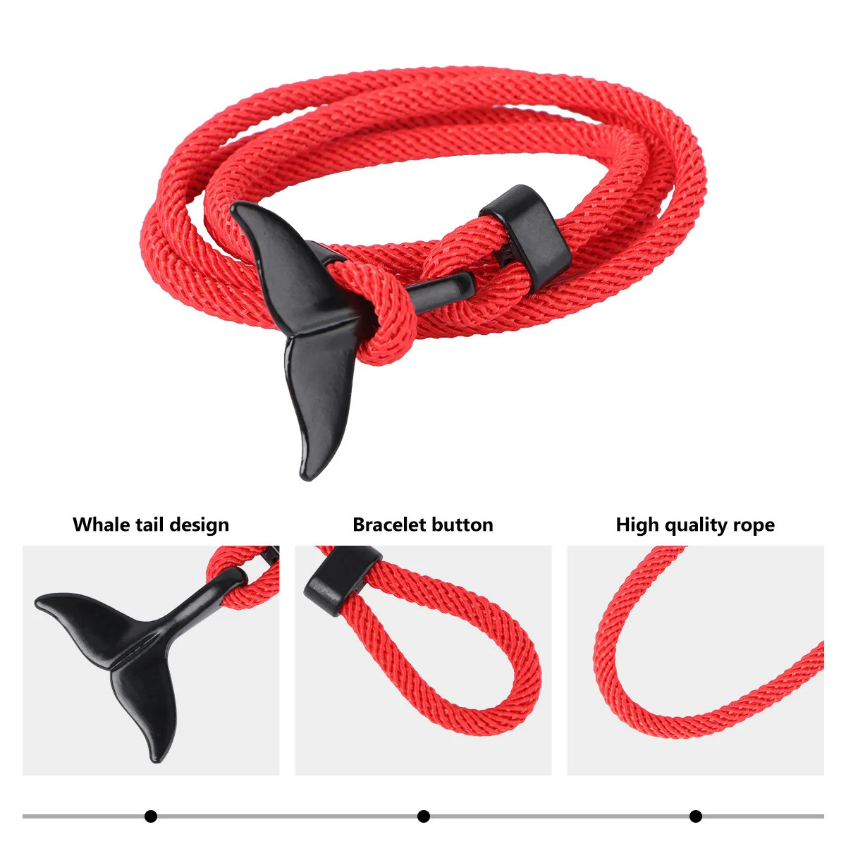 1 قطعة ذيل الحوت زوجين سوار الإبداعية أسلوب بسيط الإسورة لارتداء اليومي سنة حفلة هدية رائعة زخرفة اليد