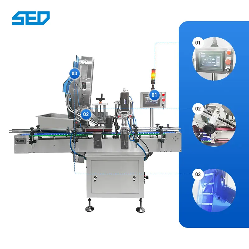 Automatic Perfume Plastic Bottle Capping Machine