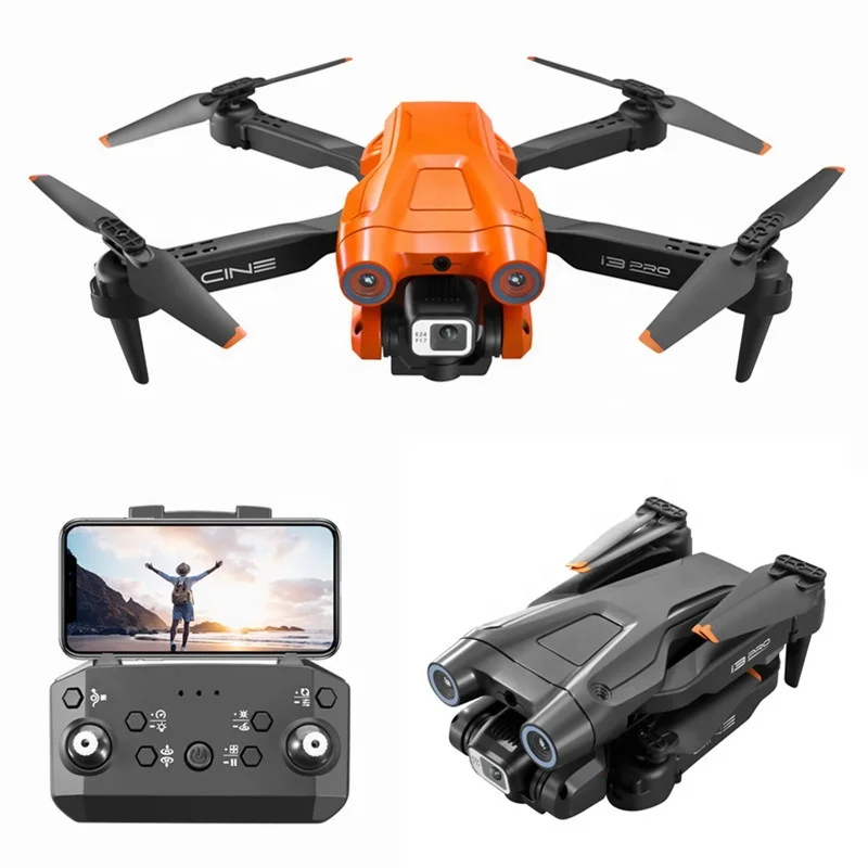 New Design I3 Pro Drone 4K HD Dual Camera with Obstacle Avoidance Optical Flow 18-Min Flight Time RC Quadcopter Toys