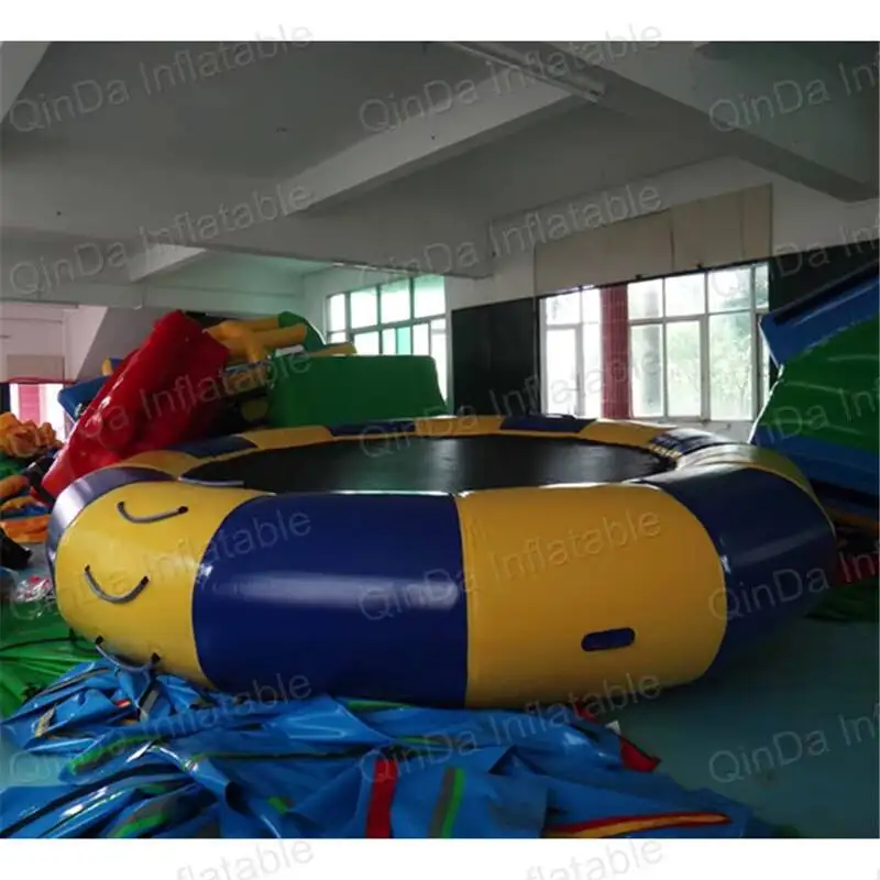 5M Trampolin Pool Float Spielzeug Wasser Aufblasbare Trampoline Aufblasbare Wasser Plattform Aufblasbare Türsteher Schwimmenden Wasser Park