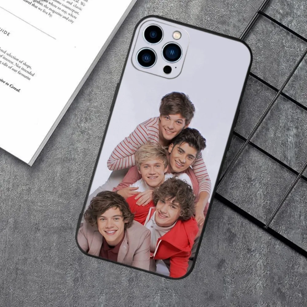Band O-One Direction OD Phone Case For iPhone 16,15,14,13,12,11,XS,XR,X,8,7,Pro,Max,Plus,mini Silicone Black Cover - view 4