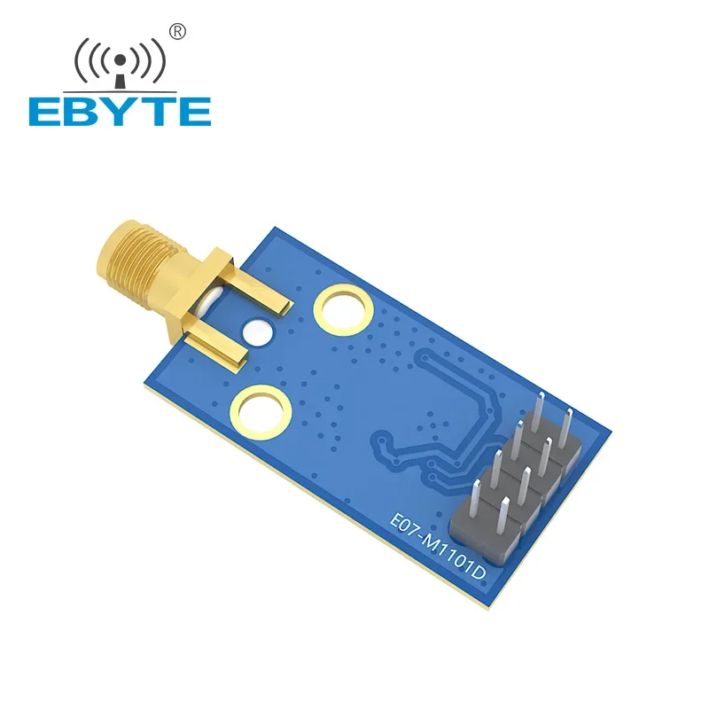 Imagem -04 - Módulo Transceptor sem Fio Cc1101 Módulo de Comunicação Spi Tamanho Pequeno Baixa Potência 433mhz E07-m1101d-sma Placa de Comunicação