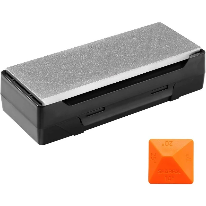 

162N Double-sided Diamond Sharpening Stone Whetstone Knife Sharpener |Coarse 325 / Extra Fine 1200 Grit | Storage Case