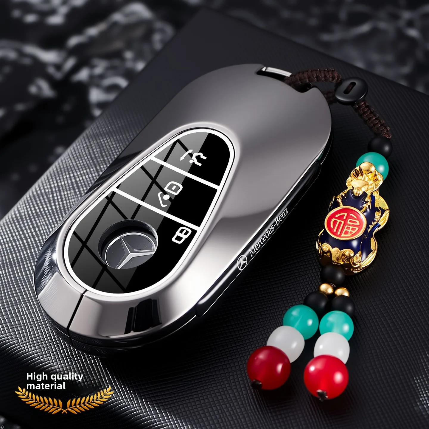 TPU Key Case Cover Car Accessories Fob Protector for Mercedes Benz S400L S450/S500 MaybachS480 Keychain Holder Keyring Shell