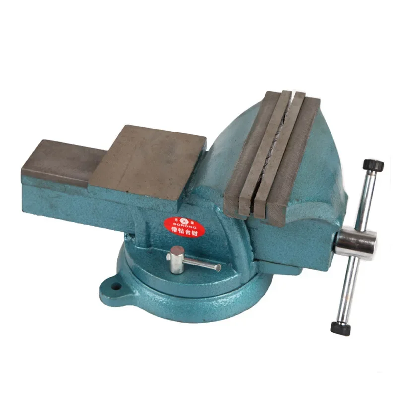 

QB150-6 inch light table vice, cast iron 360 degree movable turntable with anvil machine tool auto repair machine vice