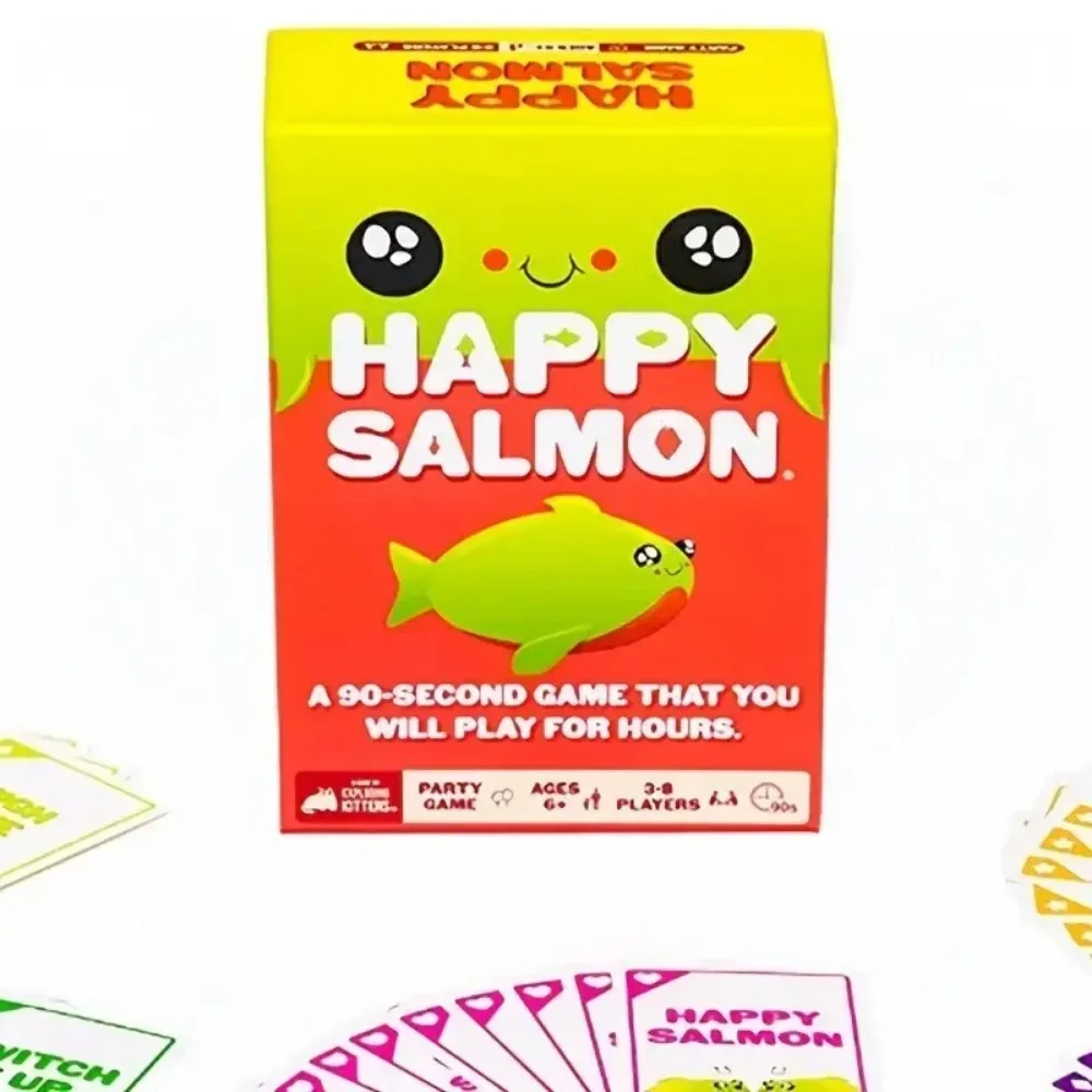 Board Game Happy Salmon Family Reunion Game Cards (English version) image 4
