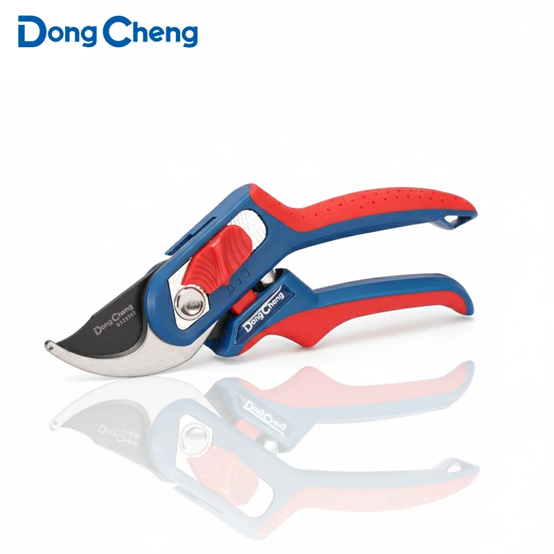 8 Inch Heavy Duty Pruning Shears, SK5 Teflon Coated Blade, Adjustable Opening & TPR Grip for Thick Branches & Fruit Trees