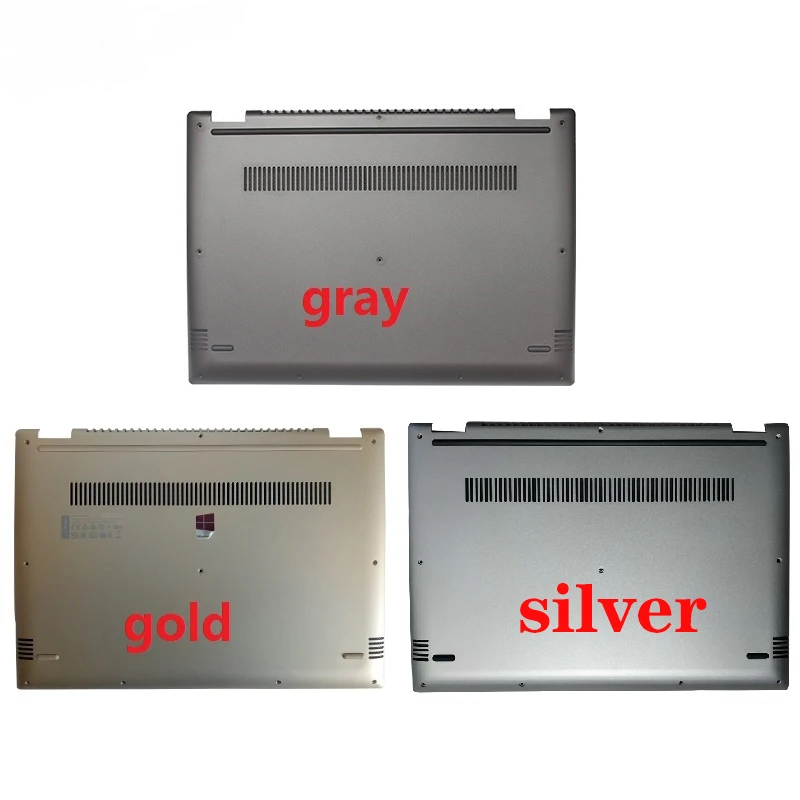 

NEW Laptop BOTTOM CASE For Lenovo YOGA 520-14 520-14IKB Flex 5-1470 Silver AP1YM000110/Gray AP1YM000130