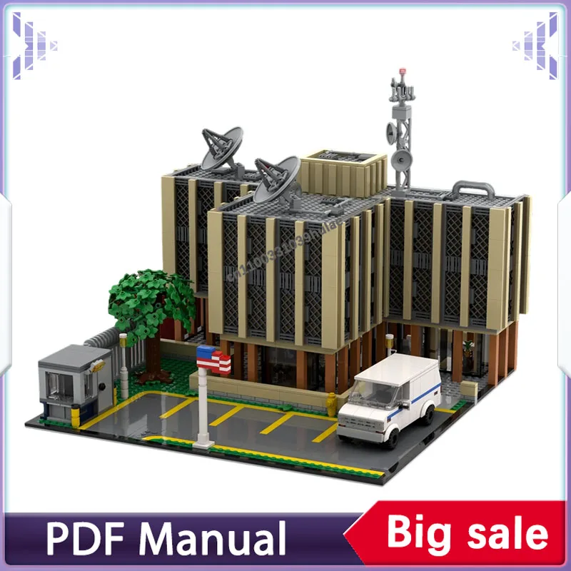 

Набор строительных блоков Hawkins National Laboratory MOC-248220, аксессуары для декора, кирпичики для взрослых, украшение, подарок на Рождество