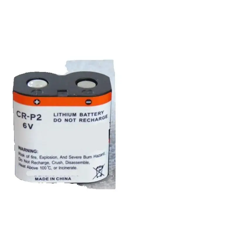 2Pcs/Lot CR-P2 6V Lithium Battery Can Replace 223 CRP2 2CP4036 Camera Primary Cell