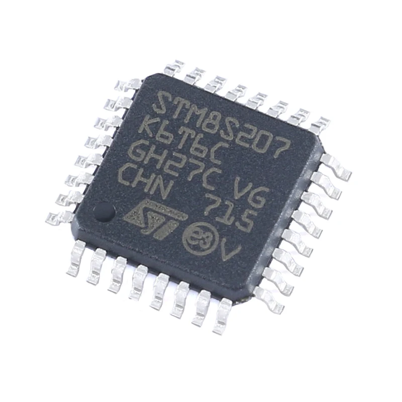 Original genuine STM8S207K6T6C LQFP-32 24MHz 32KB 8-bit STM8S207